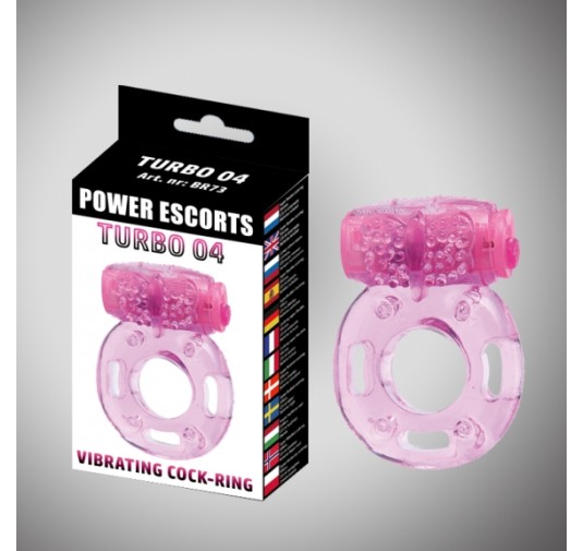 Turbo 04 pink vibrating cockring